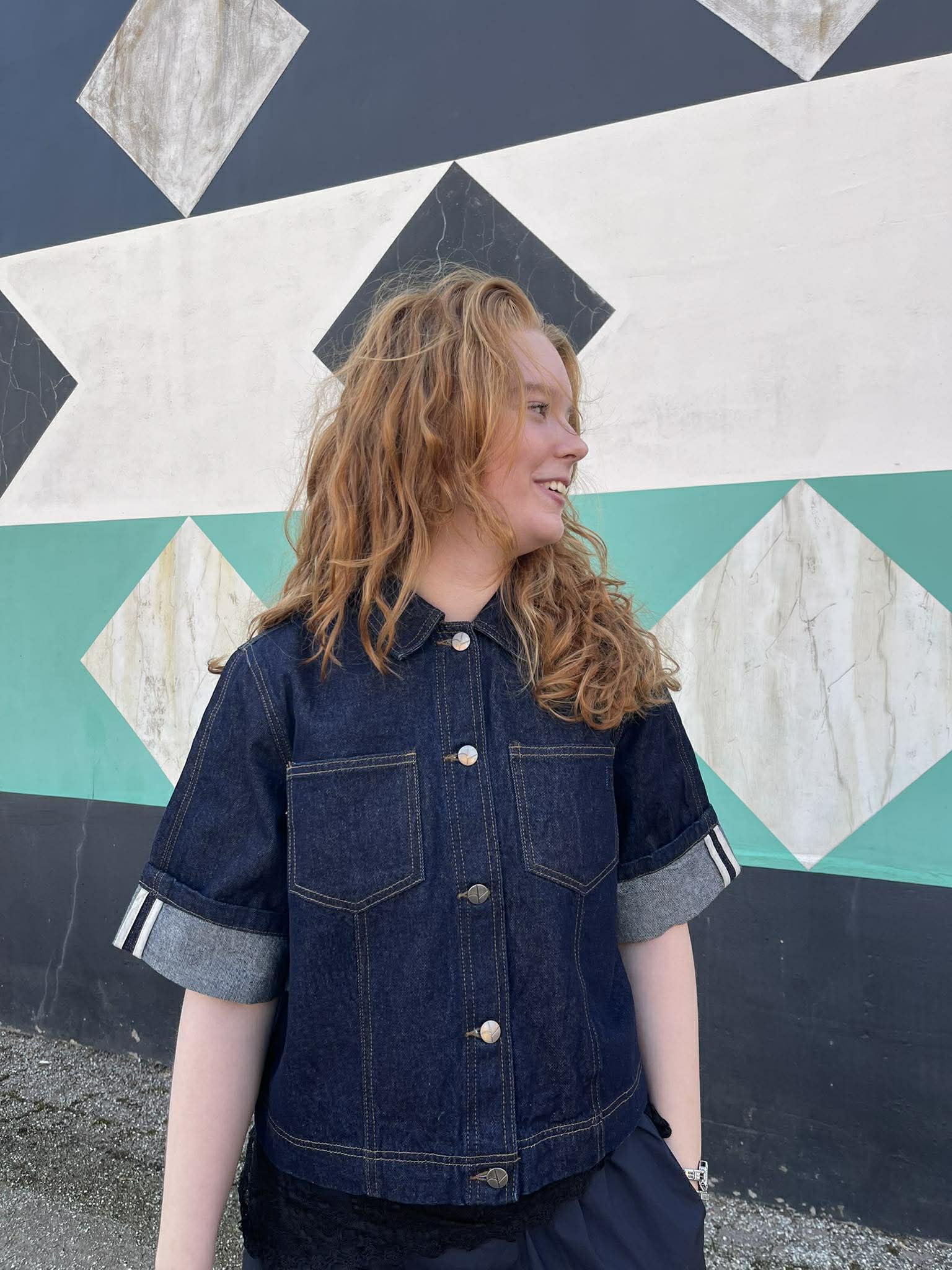 ROUMARTINE Denim Shirt - Dark Blue Denim